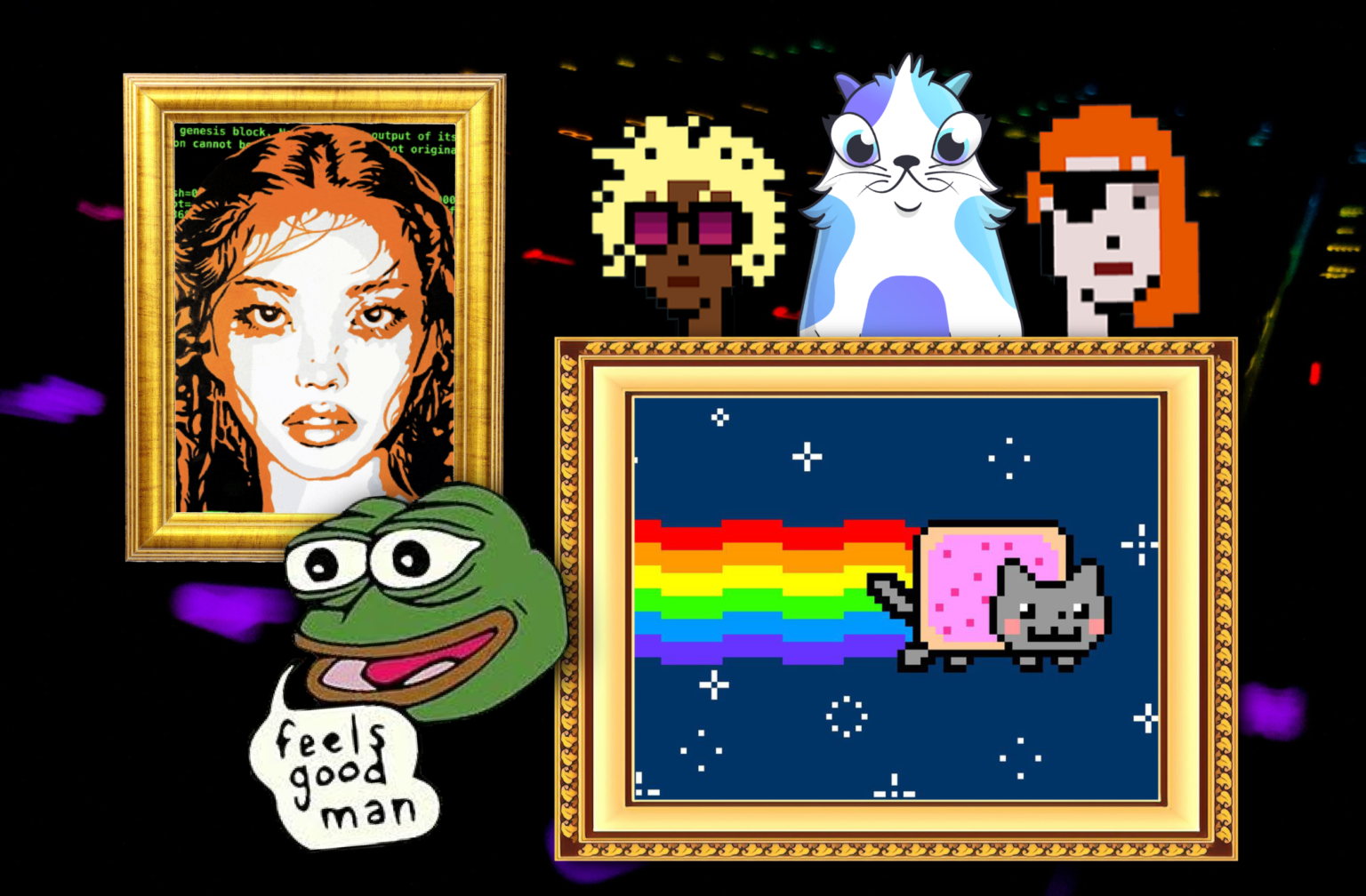 فروش آثار هنری در nft